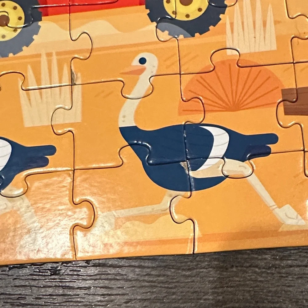 Chuckle & Roar 4 -Pack Jigsaw Puzzles‎ for Kids Age 3-6+